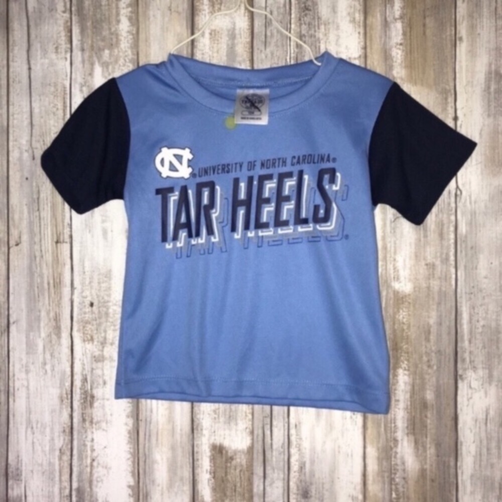 UNC Tar Heels Baby Tee 12M Blue NCAA Kids Shirt University North Carolina
